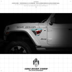 Jeep Wrangler/Gladiator Air Inlet Sticker “Flying Squad”