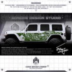 Jeep Wrangler Sticker “Tyrannosaurus Rex”(Contact for other models)
