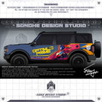 Ford bronco sticker “Optimus Prime”(Contact for other models)
