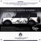 Ford Bronco Sticker “Skeleton”(Contact for other models)