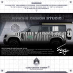 Land Rover Defender sticker "Tiger Pattern"(Contact for other models)