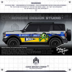 Ford Bronco Sticker “Mike Wazowski”(Contact for other models)