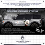 Ford bronco/Jeep Wrangler Sticker "Popeye Pie"(Contact for other models)