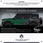Ford Bronco Sticker "Contour Lines"(Contact for other models)