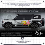 Ford Bronco Sticker "SpongeBob"(Contact for other models)