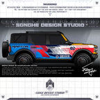 Frod Bronco Sticker "Rally 02"(Contact for other models)