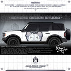 Jeep Wrangler/Ford Bronco Sticker “Violent Bears”(Contact for other models)