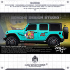 Jeep Wrangler/Ford Bronco Sticker “SpongeBob”(Contact for other models)