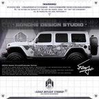 Jeep Wrangler Sticker “Tyrannosaurus Rex”(Contact for other models)
