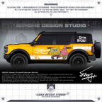 Ford Bronco Sticker "SpongeBob"(Contact for other models)