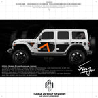 JEEP Wrangler Sticker "Spartan Warrior"