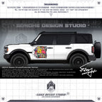 Jeep Wrangler/Ford Bronco Sticker “SpongeBob”(Contact for other models)