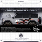 Ford bronco/Jeep Wrangler Sticker "Dragon's Den"(Contact for other models)