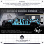 Land Rover Defender sticker "Tiger Pattern"(Contact for other models)