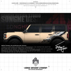 Ford Bronco Raptor Sticker（Black/Gray）