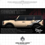 Ford Bronco Raptor Sticker（Black/Gray）