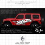 JEEP Wrangler Sticker "Hot Wheels"(Contact for other models)