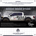 Ford F150/Ranger Sticker "Bully Dog"(Contact for other models)