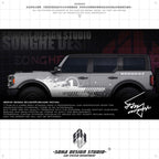 Ford bronco/Jeep wrangler sticker " Splash "(Contact for other models)