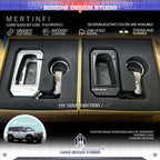 Ford bronco car keys cover (Metallic glass key case)